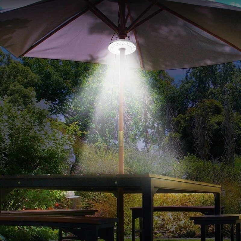 

48LED фонарь полюса зонтик свет портативный На открытом воздухе Кемпинг свет для Пляжный палатка патио Сад аварийные огн