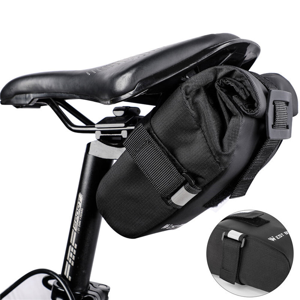 WEST BIKING Rainproof Shockproof Large Capatity Electric Scooter Bicycle Tail Bag Bike Saddle Bags