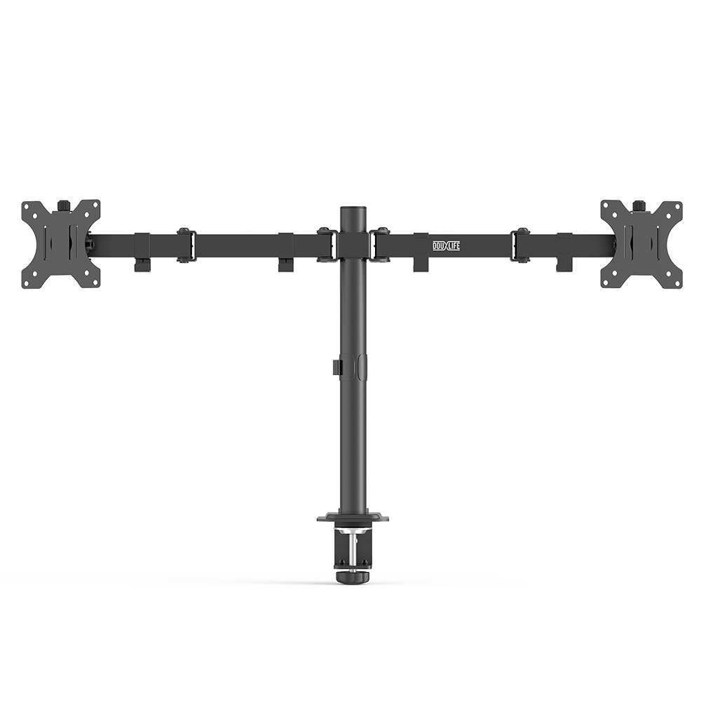 DouxLife® MS-DA01 Dual Monitor Stand Full Motion Dual Mount Quick Insert Dynamic Height Adjustability for 13