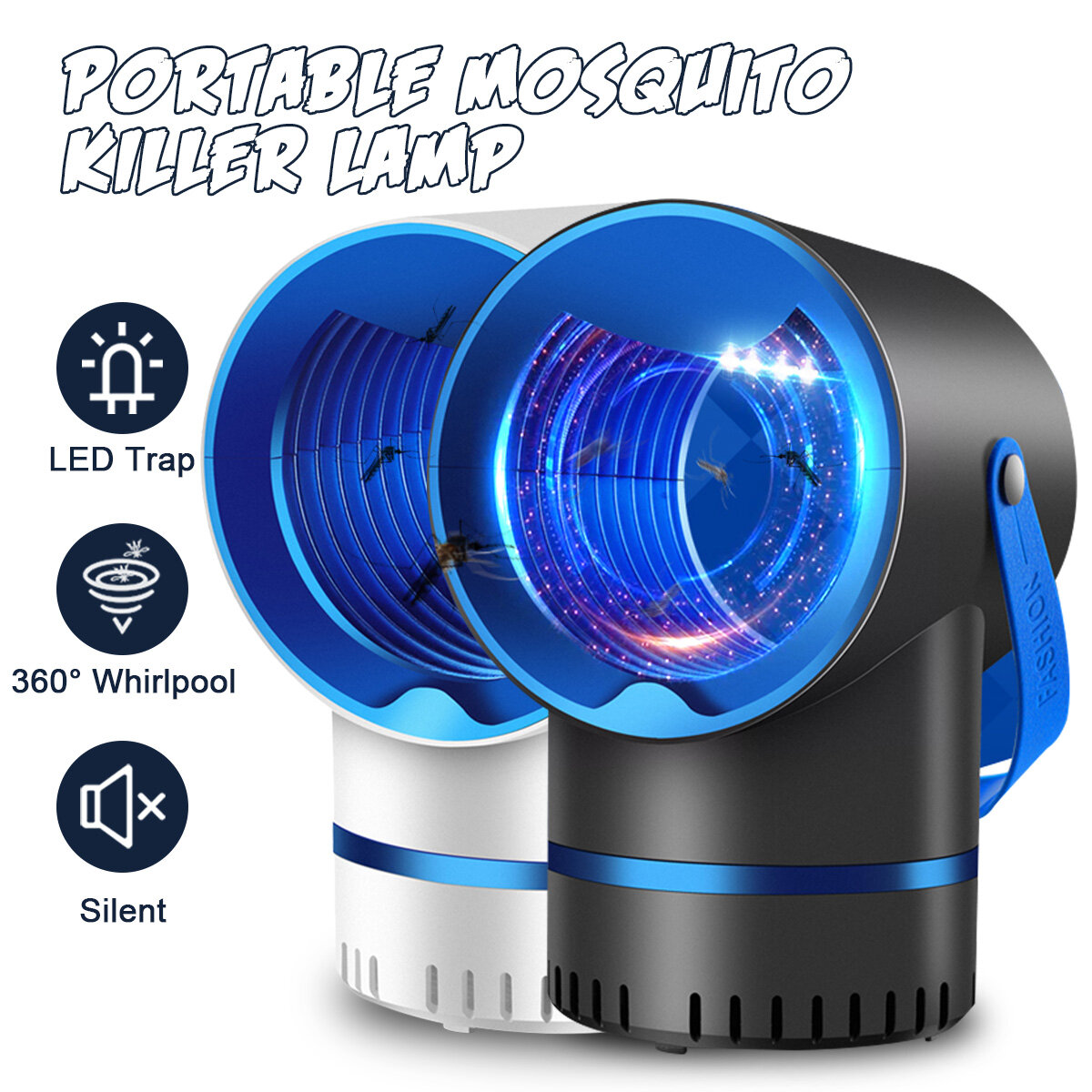 Image of 5W USB Electric Moskito Insekt Killer Trap Lampe Bug Zapper Pest LED Nachtlicht DC5V