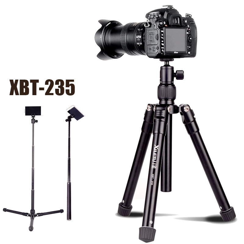 

XILETU XBT-235 Tripod Monopod Selfie Stick for DSLR Camera Selfie Mobile Phone Live Broadcast Photography Studio