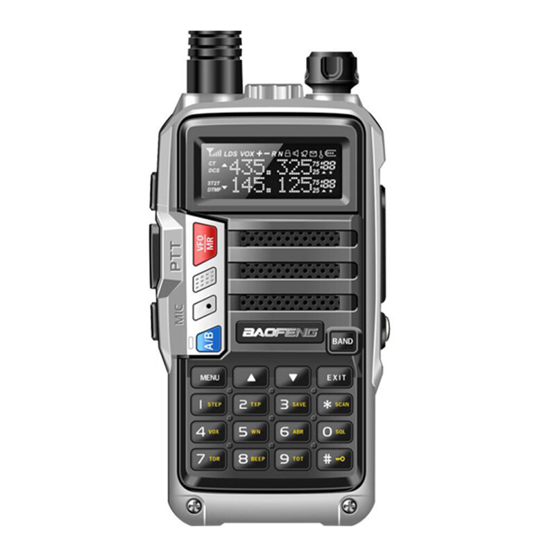 

BAOFENG UV5R Plus 128 Channels 400-520MHz 1-6KM Dual Band Two-way Handheld Radio IP68 Waterproof Walkie Talkie