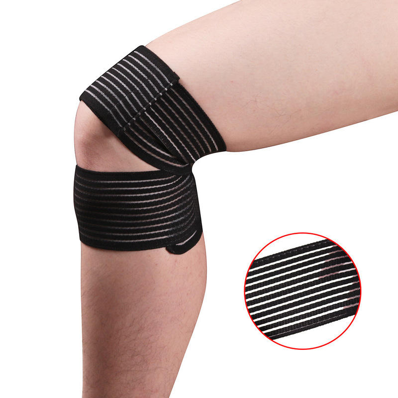 KALOAD 1 PC Knee Pad Polyester Knee Support Elastic Breathable Yoga Sports Knee Fitness Protective G