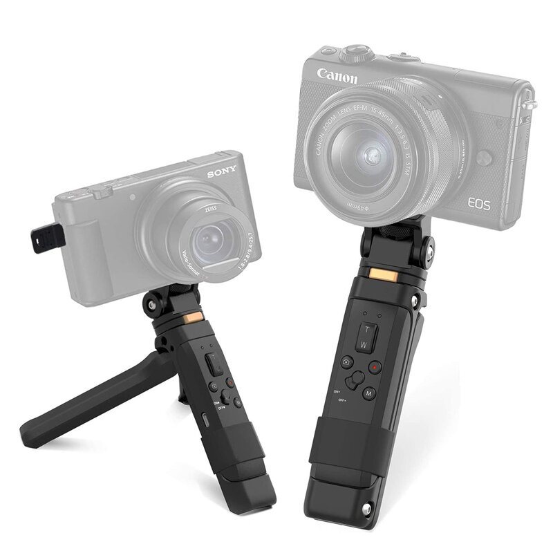 INKEE IRONBEE Mini DSLR Camera Shooting Grip Selfie Stick 25cm Extendable Tripod 1/4'' Screw with bluetooth Remote Contr