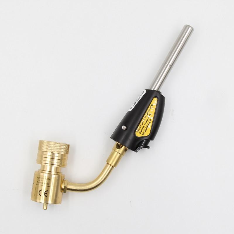 Mapp Gas Turbo Torch Self Ignition Brazing Solder Propane Welding Plumbing 