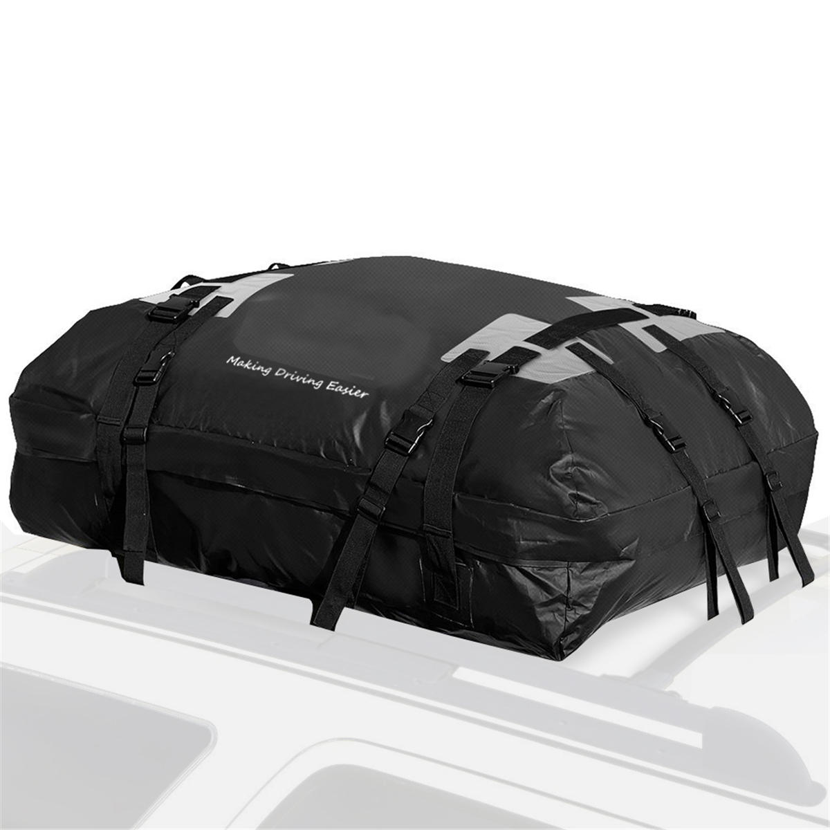 Outdoor Travel Car Roof Rack Bag Pack Waterproof Cargo Carrier Luggage Storage Pouch