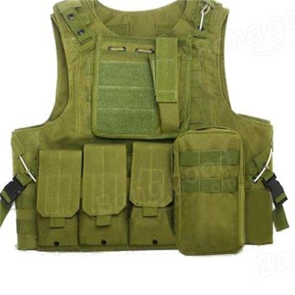 Amphibious Forces Camouflage Combat Vest Multi Pockets Fishing Tactical CS Outdoor 