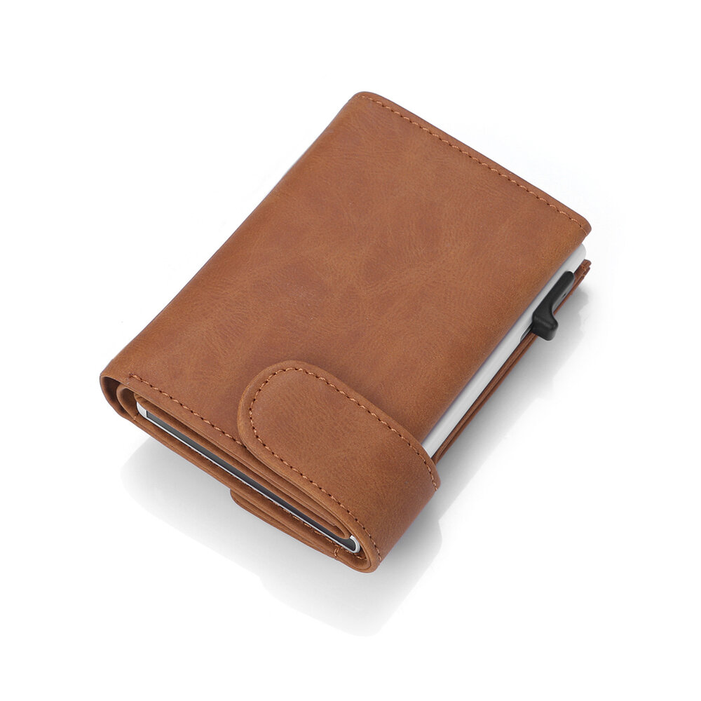 

Genuine Leather Money Wallet Large Capacity Slim Thin Credit Card Holder RFID Blocking Cash Pocket Men Business Gifts
