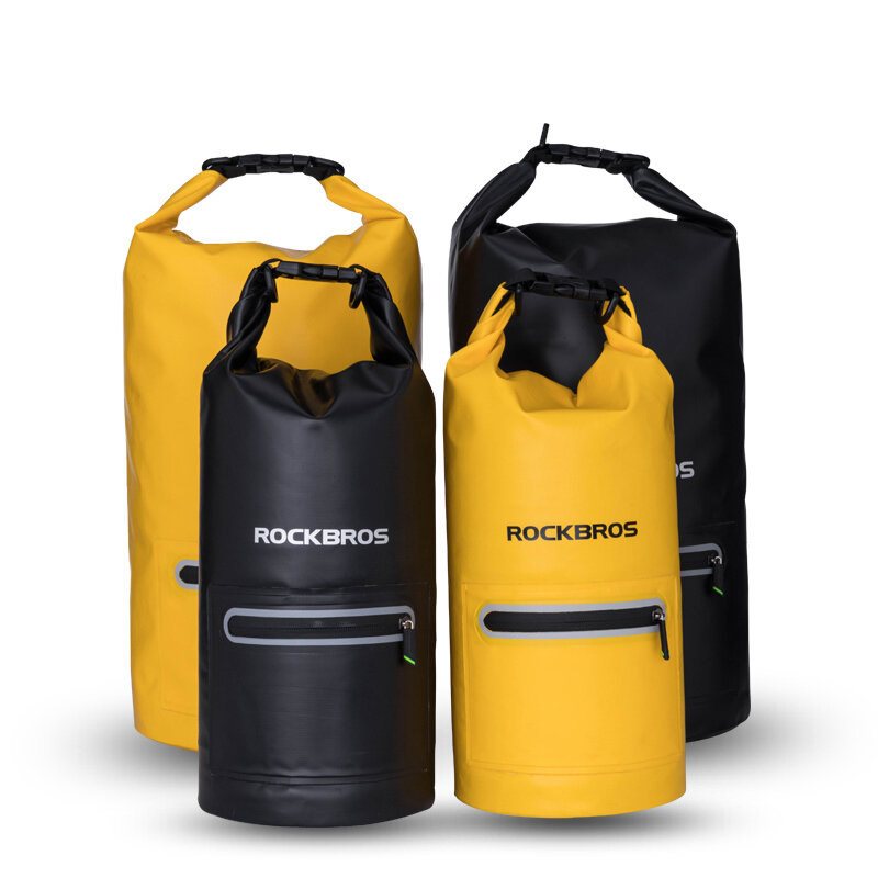 Bolsa de agua para hombro ROCKBROS de 10/20L para bicicleta, bolsas impermeables para actividades al aire libre y viajes
