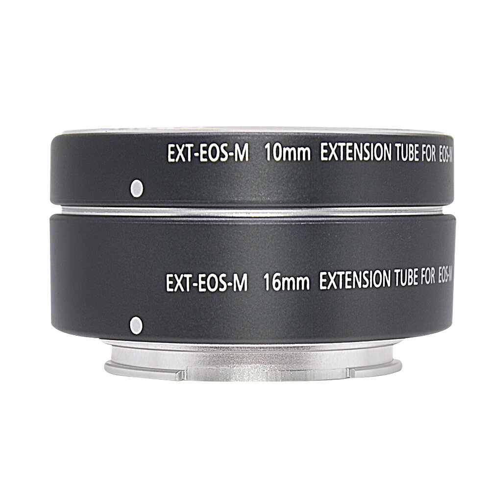 

Mcoplus EXT-EOS 10mm 16mm Auto Focus Macro Extension Tube Ring for Canon EOS EF-M M M2 M3 M5 M6 M10 M50 M100 M200