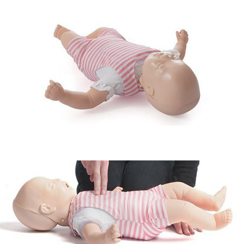 CPR Reborn Doll Resusci Infant Training Manikin نموذج With Case 6 Airways Set