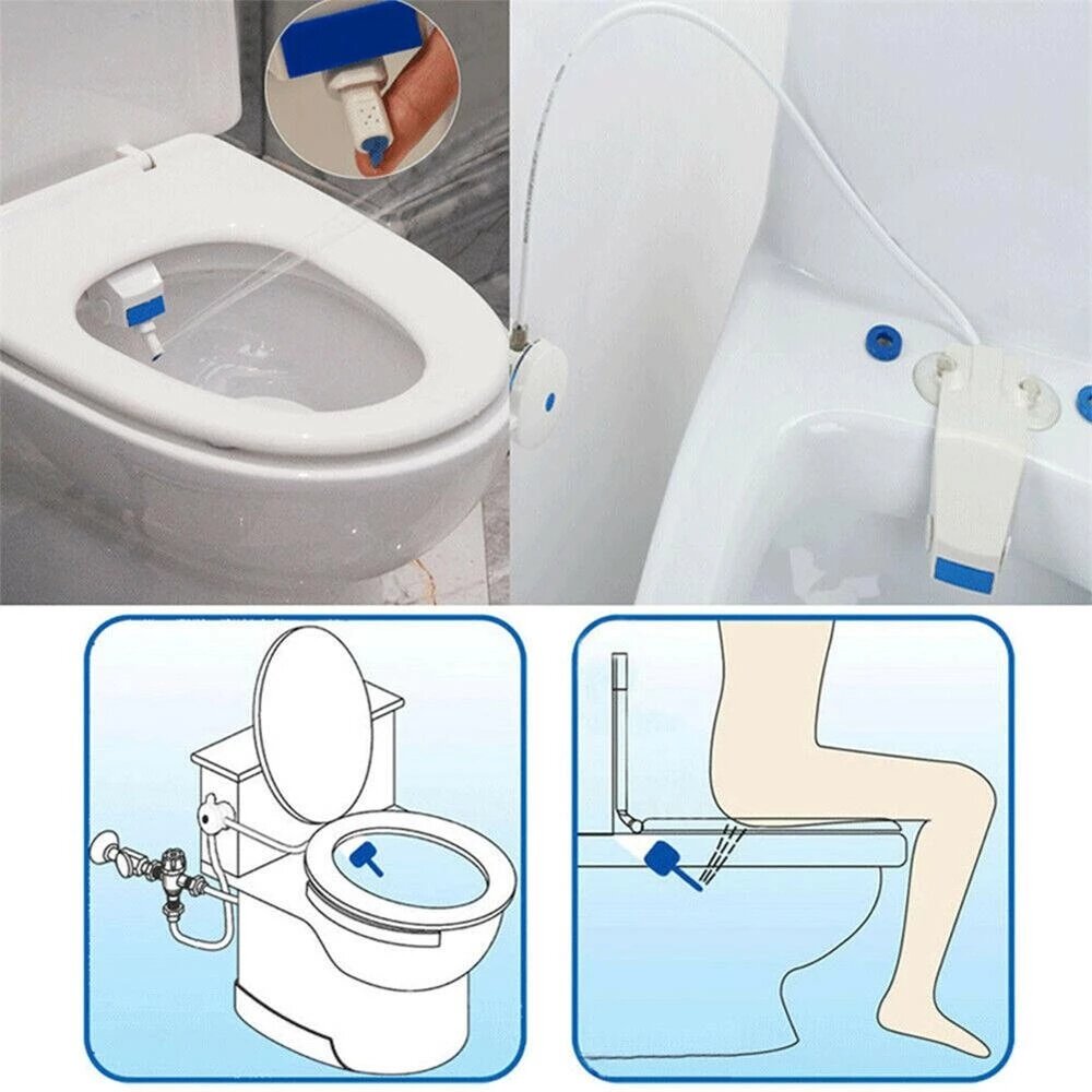 Slimme toiletbril Bidet doorspoelen Sanitair apparaat Niet-elektrisch toilet Adsorptietype Intellige
