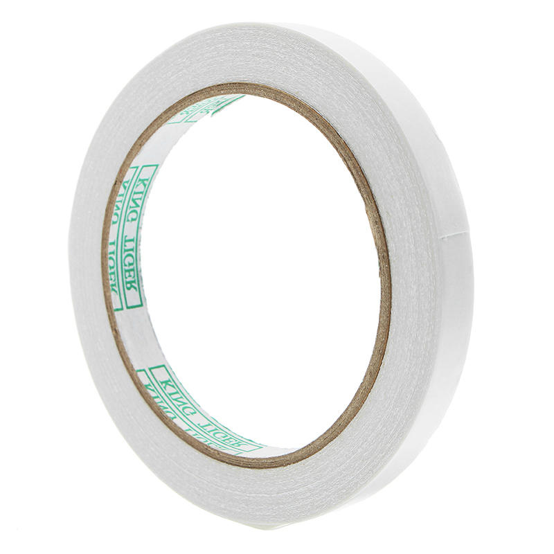5 stuks 1cmx20m Dubbelzijdig Tape Vaste Adhesive High Temperature Resistant Tape
