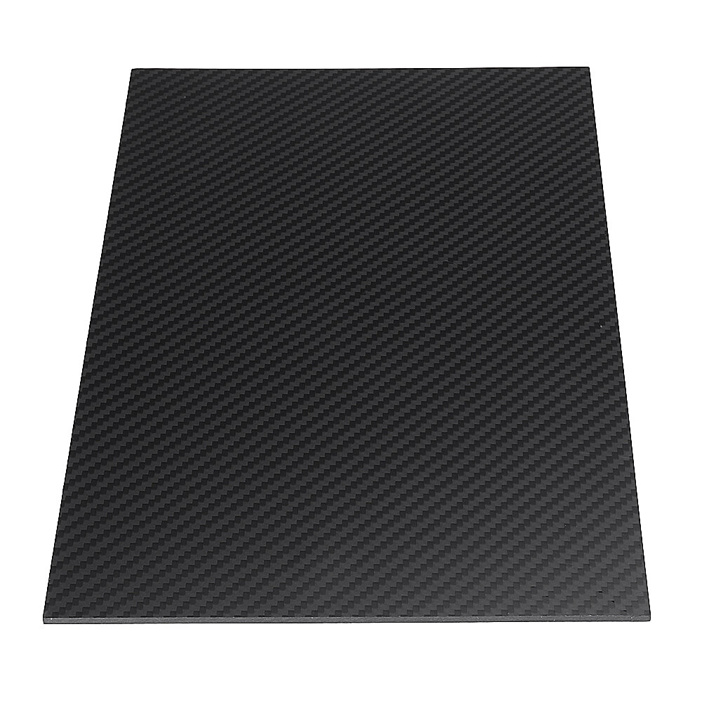 

250X420mm 3K Углеродное волокно Углеродное волокно Пластина Плетеный матовый матовый лист толщиной 0,5-5 мм
