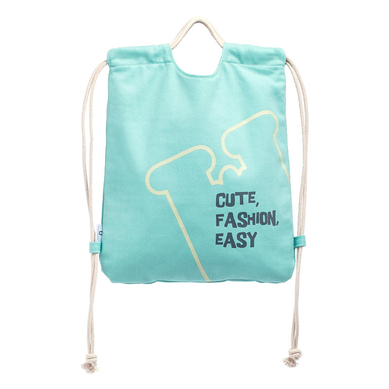 Jordan&Judy 2L Drawstring Canvas Backpack Leisure Shoulder Bag Handbag Outdoor Travel