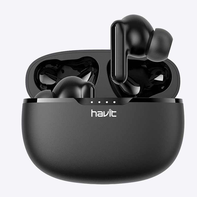 Havit I99 TWS Wireless Earbuds bluetooth Earphones Hall-effect Switch Touch Control HD Calls Stereo Gaming Headphone Type-C Charging Earphones