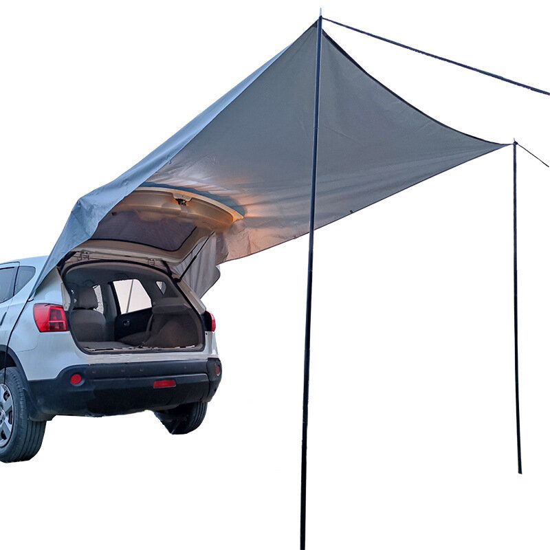 PRee® Tenda da tetto impermeabile per auto posteriore, tenda parasole laterale per camion, campeggio e viaggi.