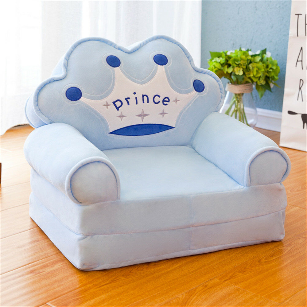 Kids Folding Sofa Seat Children Lazy Sofa Kindergarten Boy and Girl Stool Removable and Washable Baby Sofa Supplies