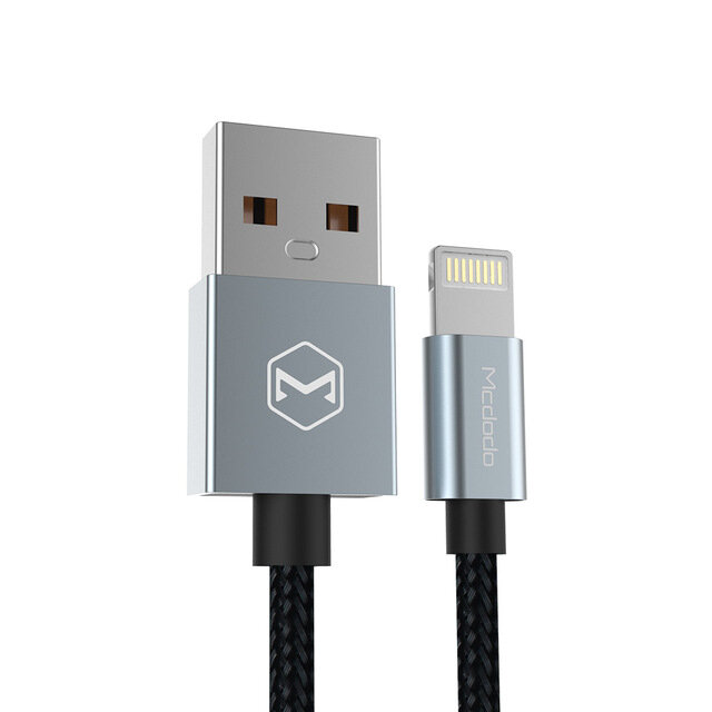 

MCDODO 2.4A Быстрая зарядка кабеля для передачи данных для молнии MFi USB-кабель для iPhone Xs Max 7 8 6 6S Plus