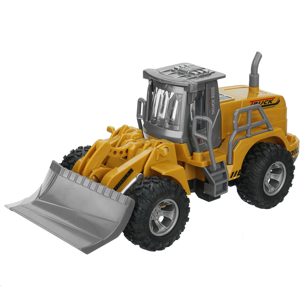 JH75-7 1/30 27MHZ 5CH RC Excavator Car Enginnering Route Truck Construction Kids Children Models w/ LED Light Toys