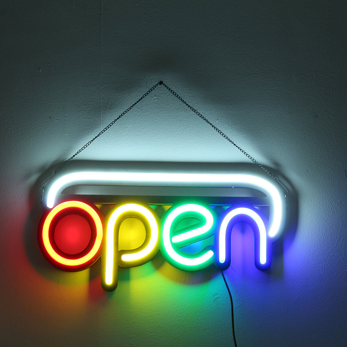 

50x25cm OPEN Sign Advertising LED Neon Light Display Cafe Bar Club Store Wall Decor AC110-240V