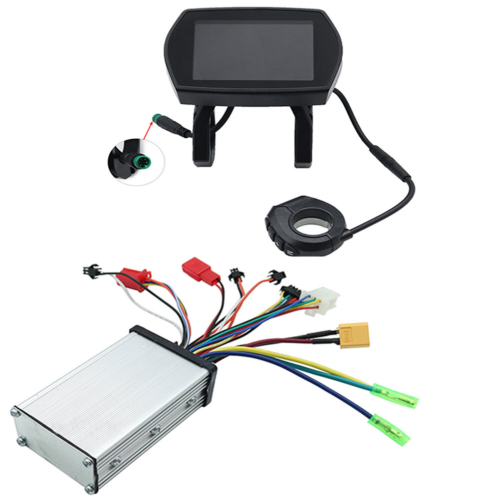 

48V 25A 1000W Electric Scooter Brushless Controller With LCD Display And Connecting Lines For 48V Electric Scooter kugoo