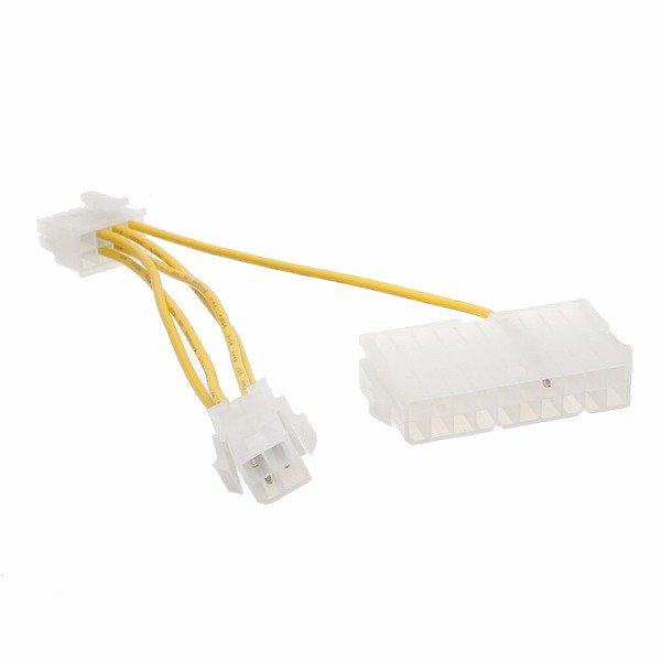 ATX PSU 20Pin+CPU 4Pin to EXP GDC 8Pin Power Supply Adapter Converter Cable 