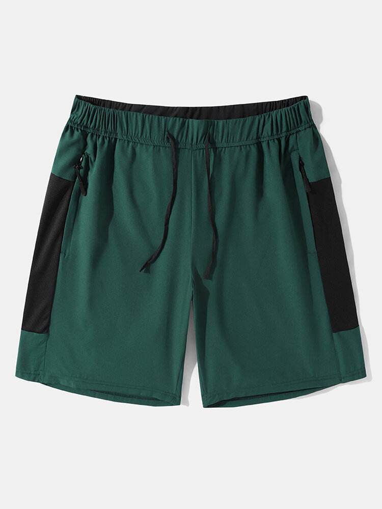 

Мужские штаны с цветными блоками Zip Pocket Mid Длина для спортивной одежды