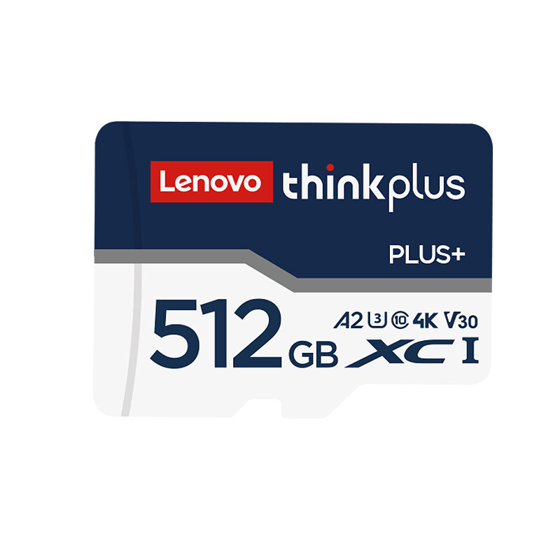 Lenovo Thinkplus 512G TF Memory Card U3 High-Speed TF Card Smart Card for Driving Recorder Phone Camera