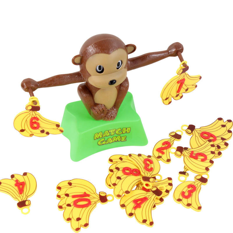 Monkey Math Balancing Scale Number Balance Game Children Educational Toy 