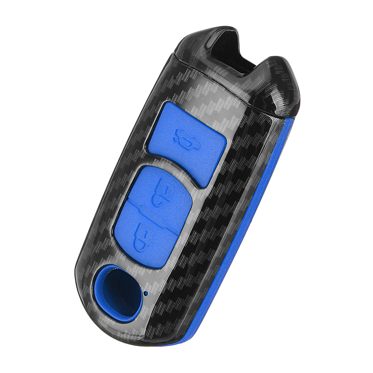 Abs carbon fiber remote smart car key case/bag cover fob shell for ...