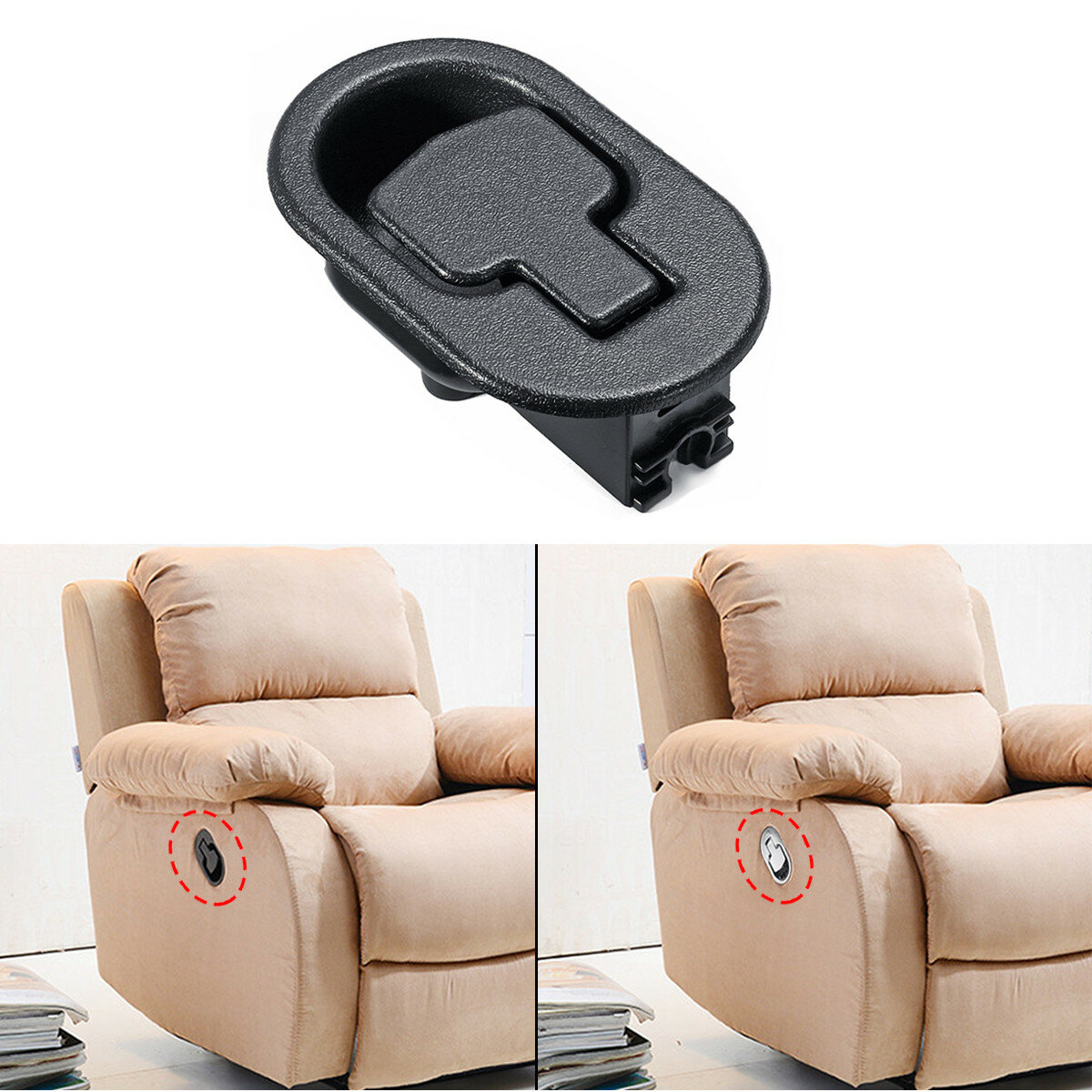 

Sofa Handle for Suite Recliner Release Chair Settee Couch Cable Part Adjuster
