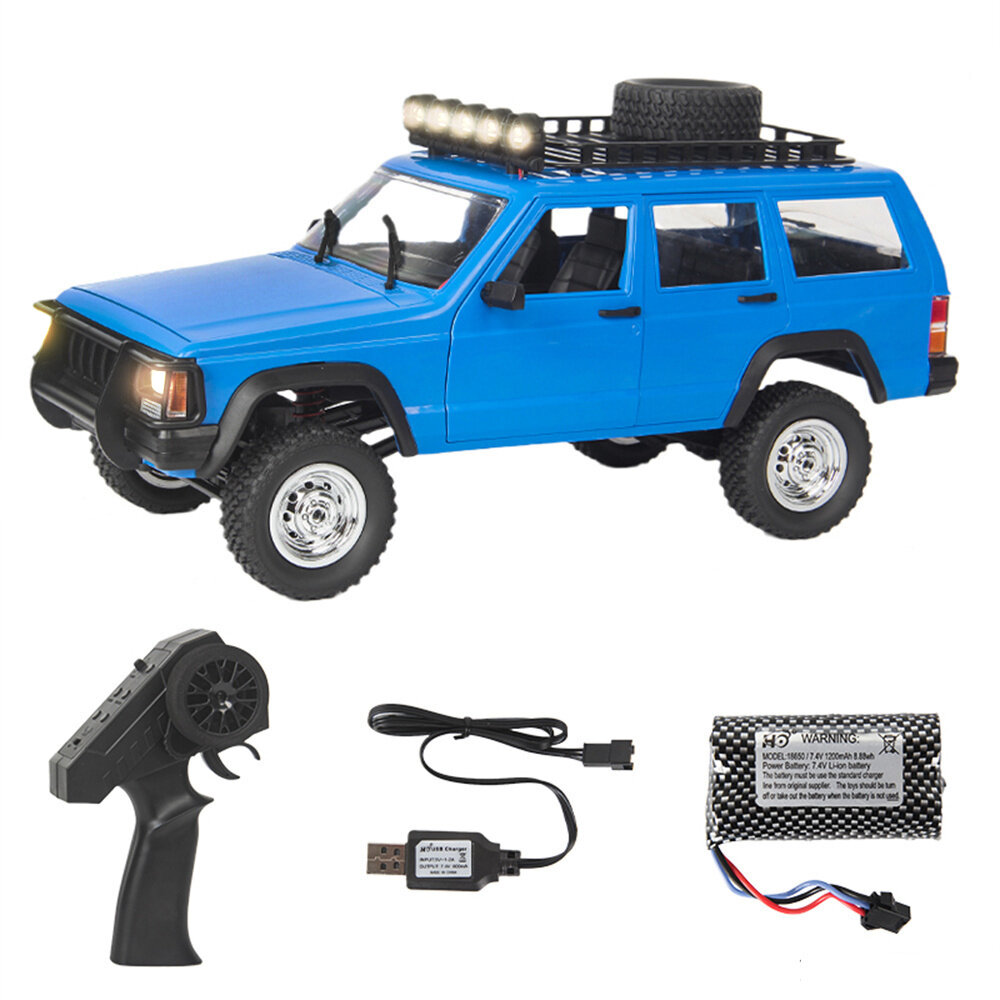 

MNRC MN78 Waterproof Cherokee RTR 1/12 2.4G 4WD RC Car Rock Crawler LED Lights Off-Road Truck Full Proportional Vehicles
