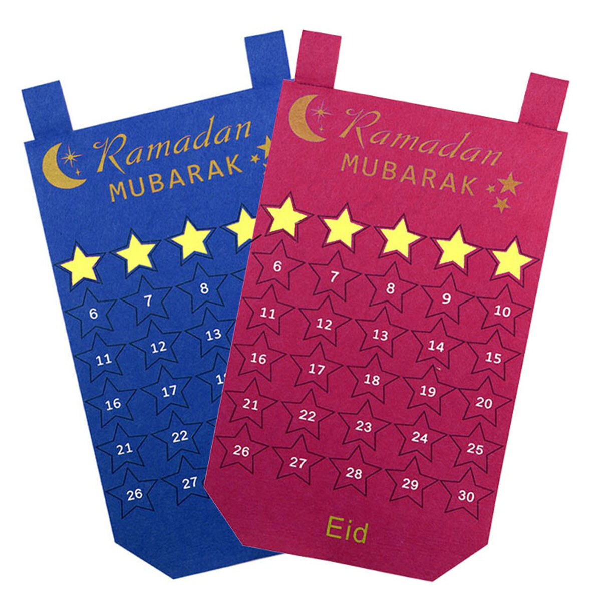 Рамадан войлочный подвесной календарь обратного отсчета Войлок Адвент 30 дней календарь домашний офисный декор для детей