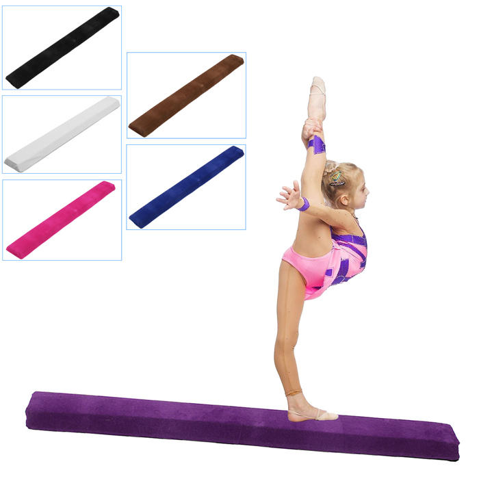 120 cm-es Balance Beam jóga szőnyeg flanel szoftver varrás torna gyermekek tornatermi sport edzés