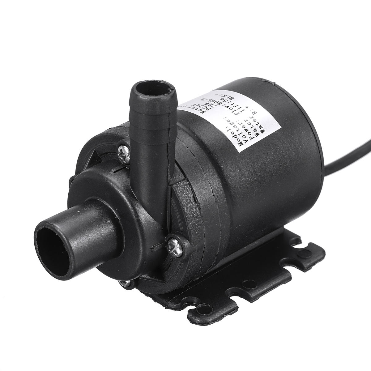 Water Pump JT-660B-12 Mini DC Brushless Water Pump for Solar Water Heater 12V 40℃ ~100℃ 