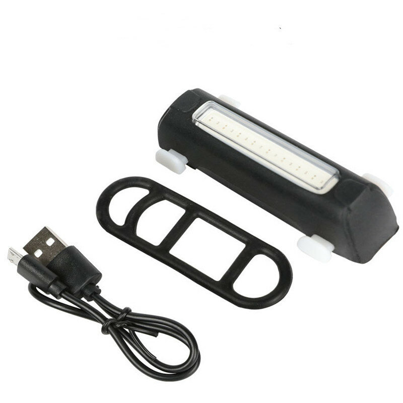 USB-oplaadbare LED-fietsverlichting voor- en achterlicht 16COB, waterdicht achterlicht voor fiets