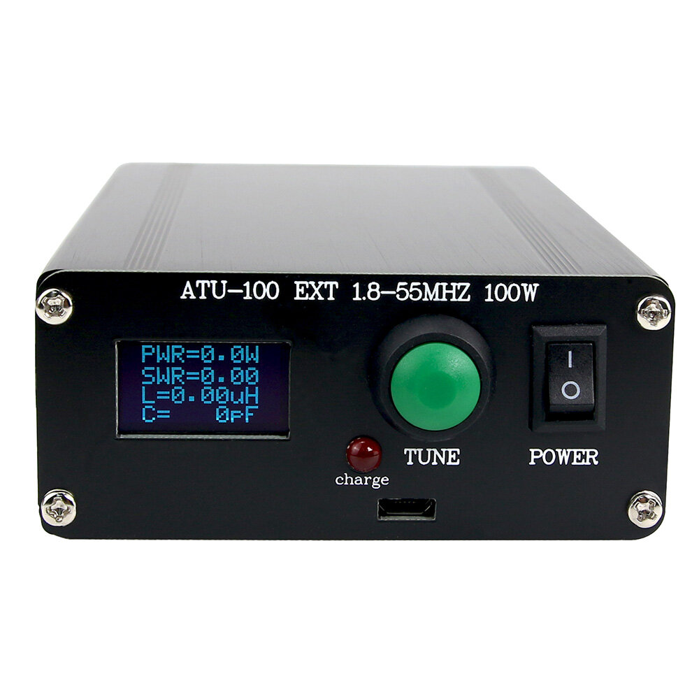 New ATU100 Automatic Antenna Tuner 100W 1.8－55MHz／1.8－30MHz With Battery Inside Assembled For 5－100W Shortwave Radio Stations