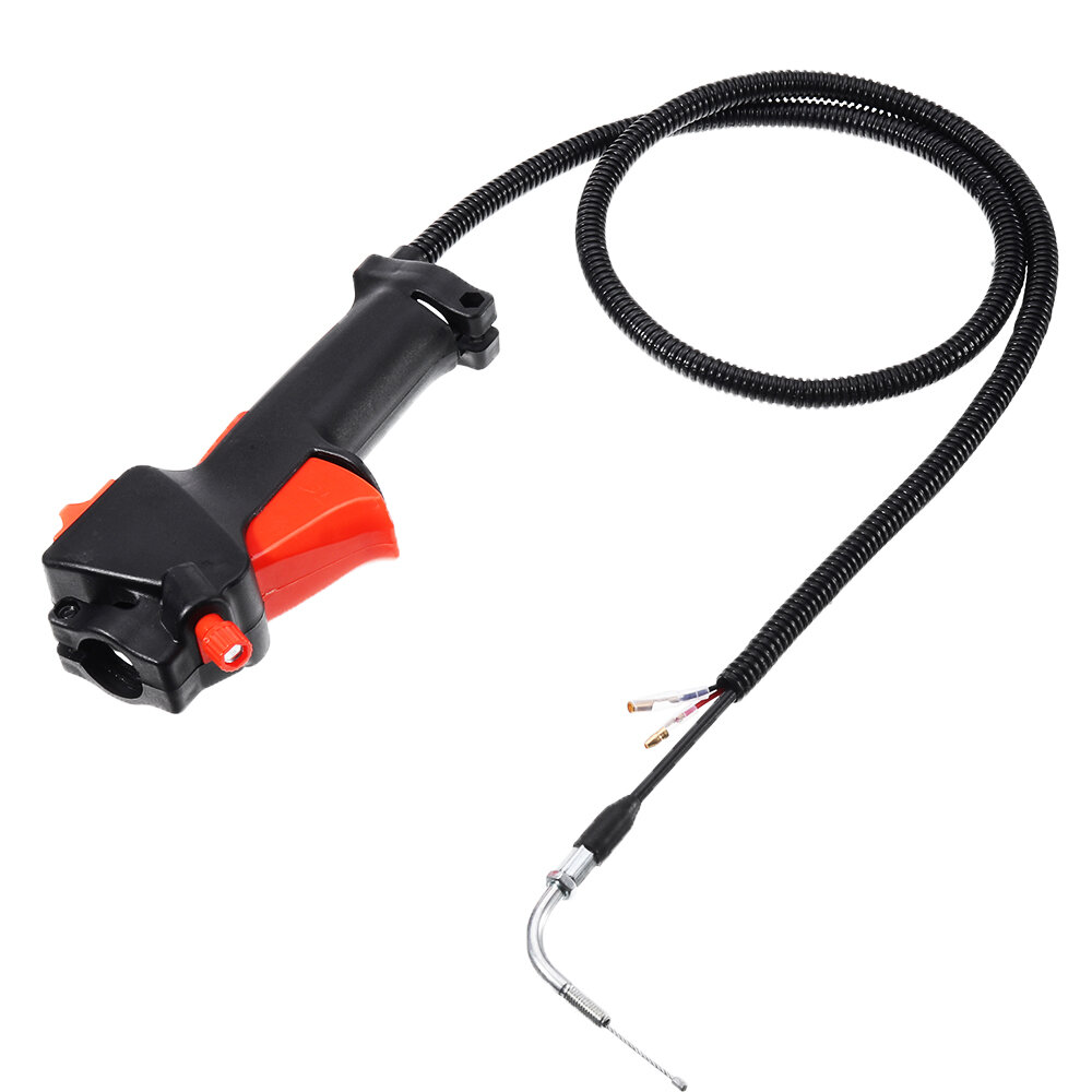 

Drillpro 26mm Lawn Mower Parts Switch Trimmer Brush Cutter Handle Switch Throttle Trigger Cable Brush Cutter Part