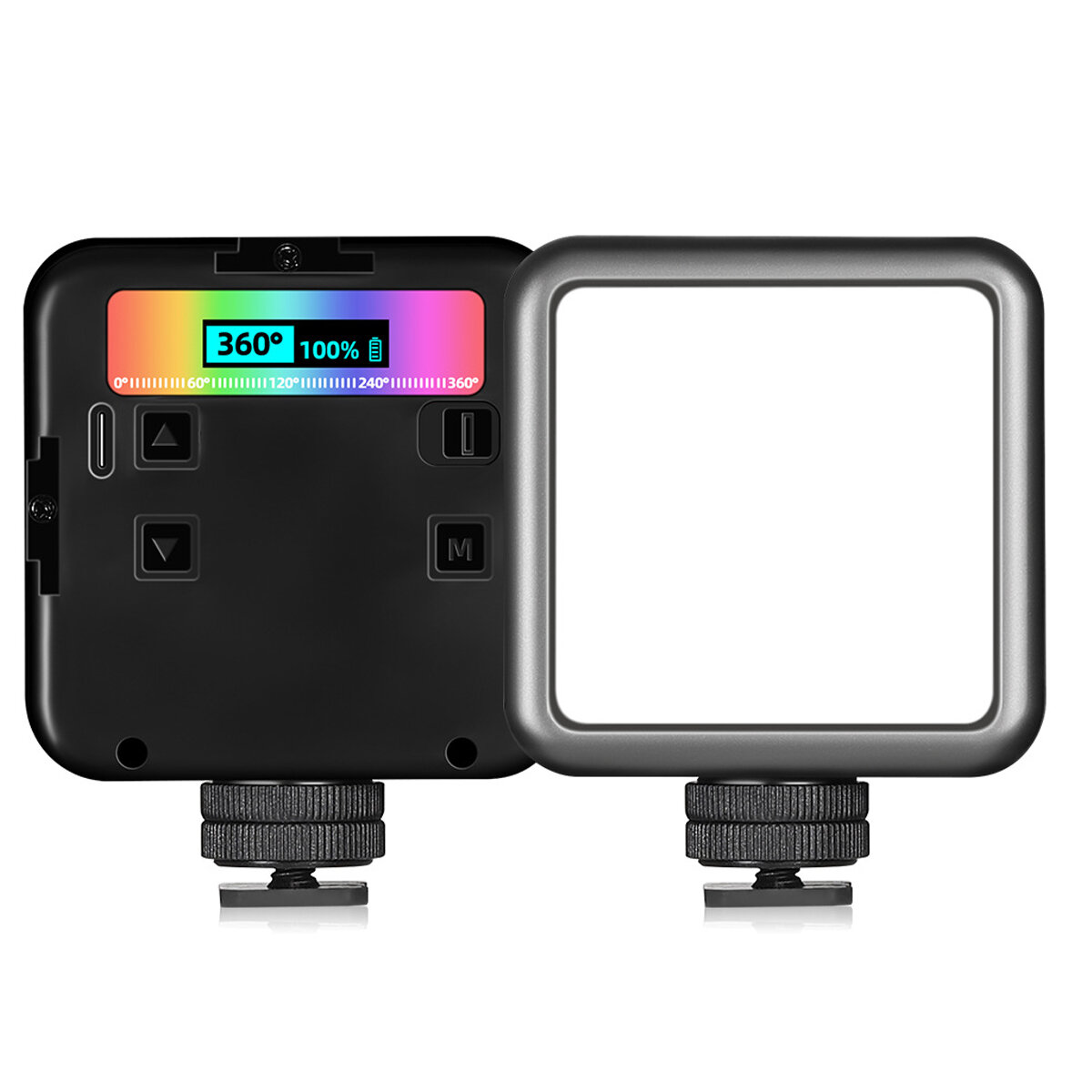 N69 6W 120? 2500K-9000K RGB LED Pocket Lamp On Camera Vlog Video Photo Studio Fill Light