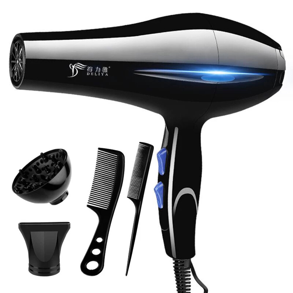 

220V Strong Power Hair Dryer Negative Ion Hair Dryers Electric Blow Dryer Hot Cold Air Blower Fan