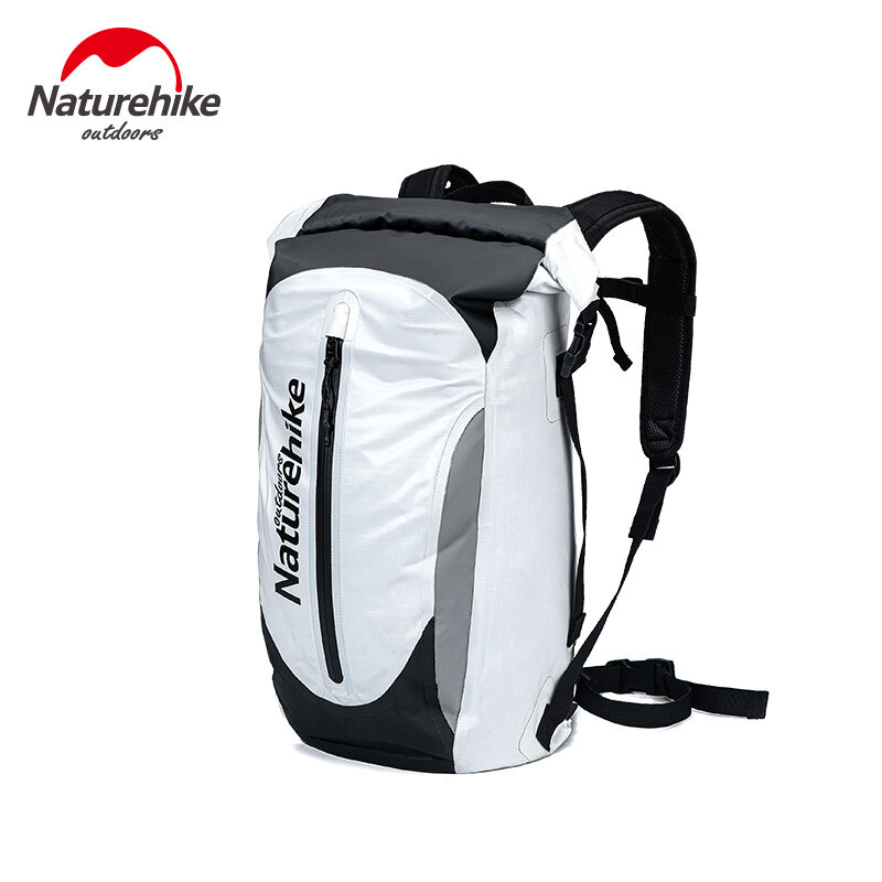 Naturehike 30L Outdoor Rucksack PVC wasserdichter Rucksack Doppelschultergurte Reisetasche für Wandern Camping.