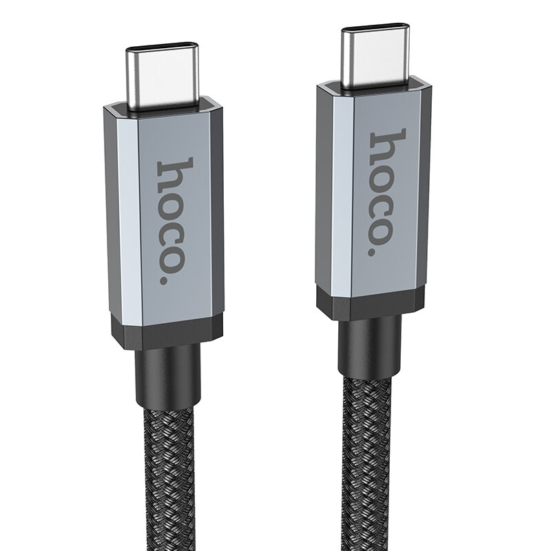 

HOCO US06 100 Вт USB-C к Type-C Кабель USB3.2 20 Гбит/с Высокоскоростная передача данных 4K 60 Гц Передача видео 1M Длин