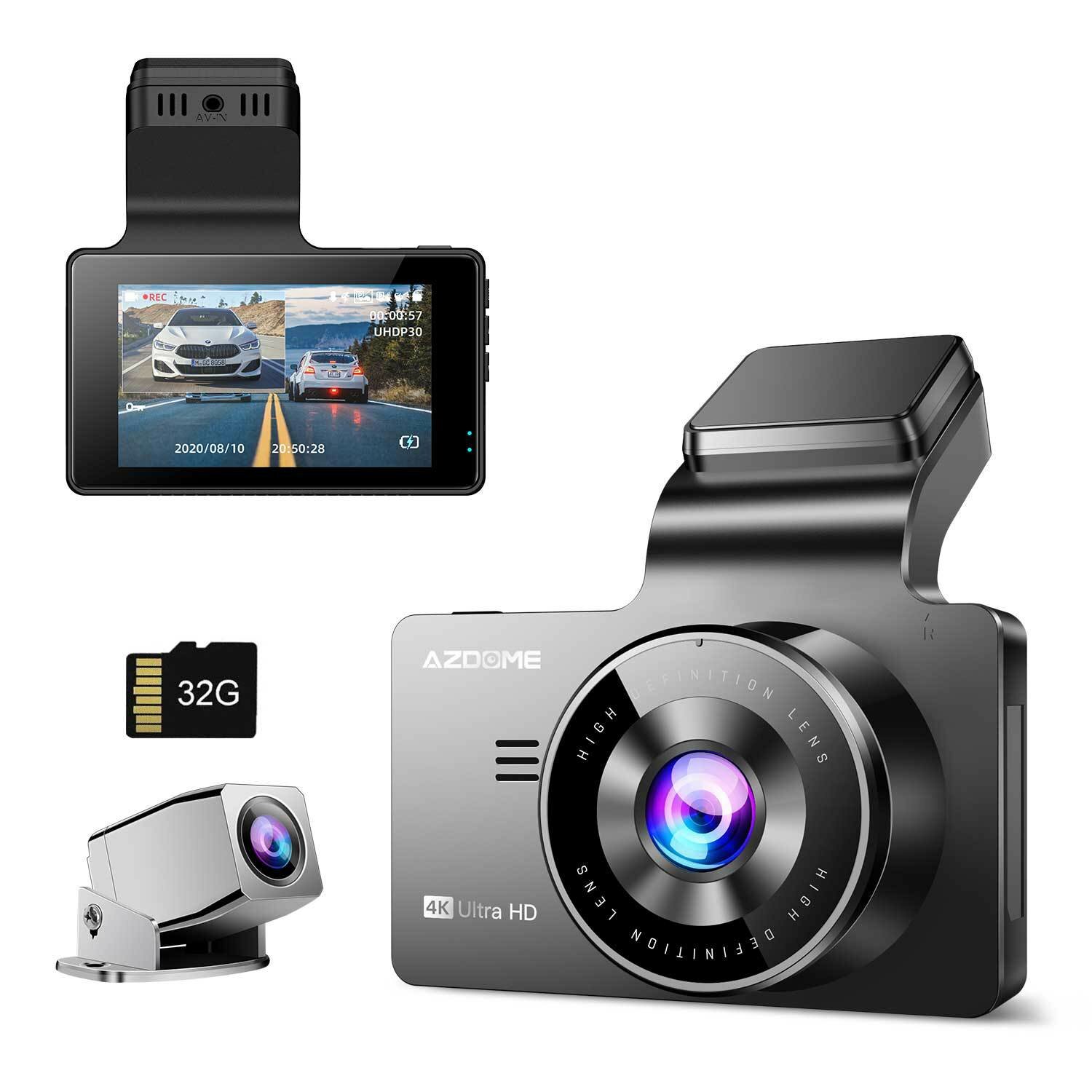AZDOME M63 Auto DVR Ingebouwde GPS WiFi met Dual Lens 8MP Sony Camera 4K 2160P UHD Video WDR Super N
