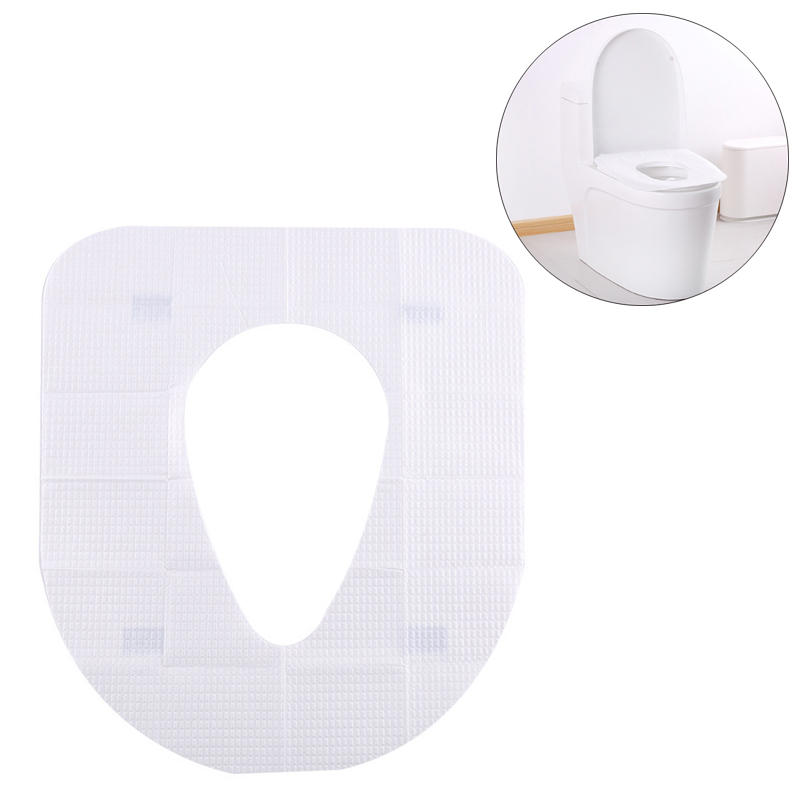 IPRee® 10 szt. Jednorazowe maty toaletowe Maty matowe Travel Toilet Pad Paper Padded Cushion 