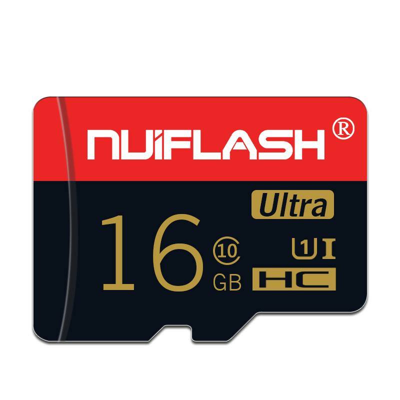 Nuiflash NF-TF 01 C10 Geheugenkaart 16GB 32GB 64GB 128GB TF-kaart Gegevensopslagkaart voor telefoonc
