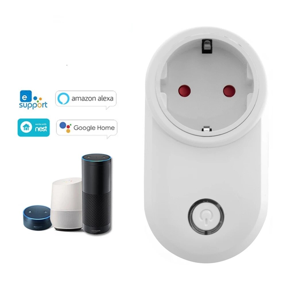 

Ewelink Smart Home WiFi Smart Socket US EU UK JP Plug Power Outlet APP Voice Remote Control Works with Alexa Google Home