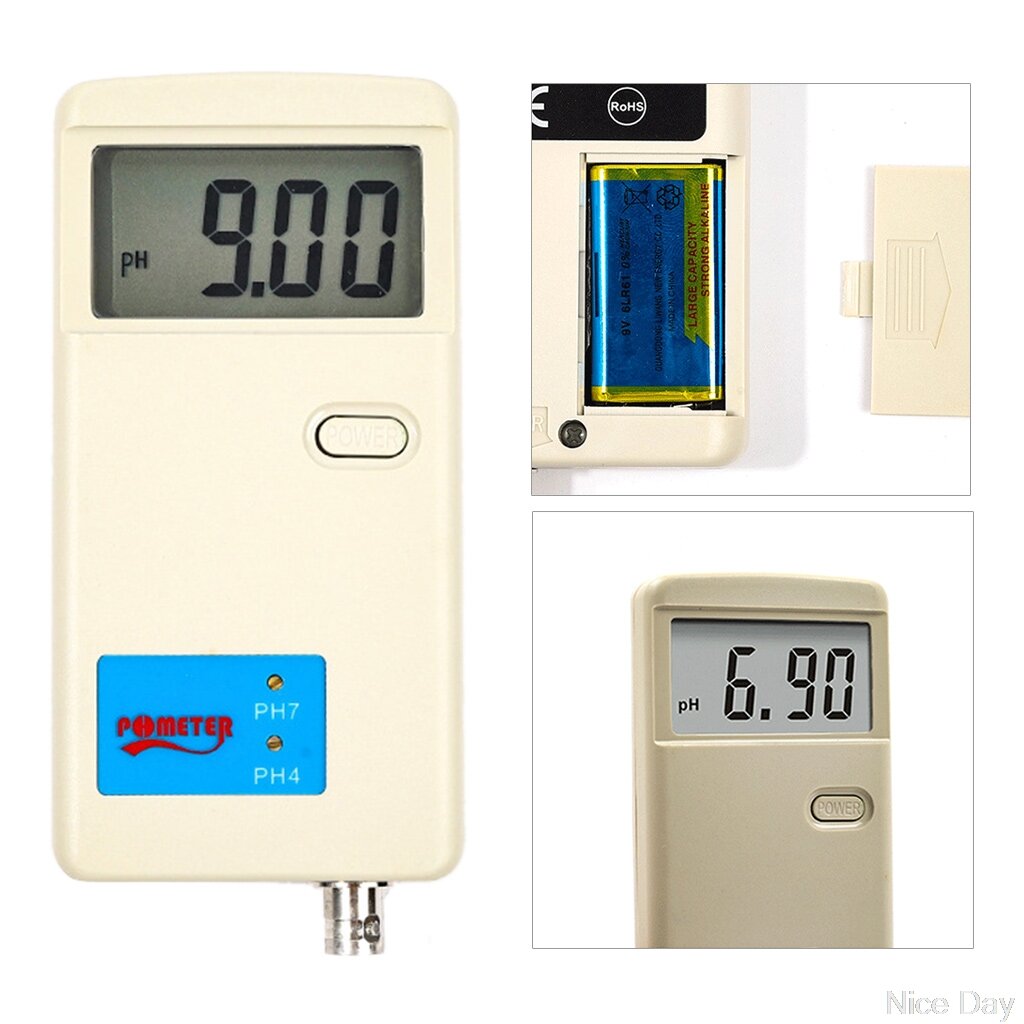 

PH-012 Quality Purity PH Meter Digital Water Tester for Biology Chemical Laboratory 0.00-14.00pH Analyzer