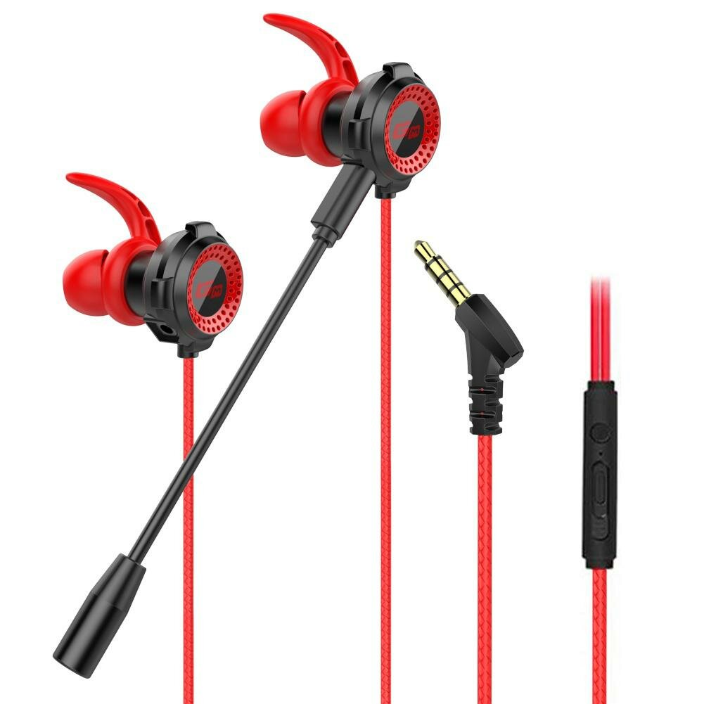 

Bakeey G11 Wired Earphone 10MM Dynamic Noise Reduction HD Calling Earbuds 3.5MM In-Ear E-sports Gaming Headset with Deta