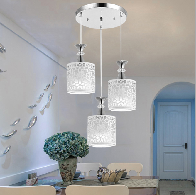 Moderne Flower Petal Plafondlamp LED Hanglamp Eetkamer Kroonluchter Room Decor